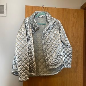 Athletic Metallic Whisper Featherless Jacket